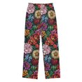 thumbnail image 1 of FORMRS Kids Pajama Pants with Pockets Size 9-10Y Boys Lounge Sleep Bottoms, Vibrant Flowers Pattern, 1 of 8