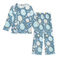 thumbnail image 1 of FORMRS Kids Pajama Set Fleece Long Sleeve Top Relaxed-Fit Pants Lounge Sleepwear, Sizes 3T-11Y, Easter Eggs, 1 of 7