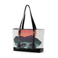 thumbnail image 1 of FORMRS Canvas Laptop Tote Bag for Women with 15.6" Computer Compartments Shoulder Handbag, Abstract Elephant, 1 of 7