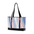 thumbnail image 1 of FORMRS Canvas Laptop Tote Bag for Women with 15.6" Computer Compartments Shoulder Handbag, Abstract Pink, 1 of 7