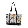 thumbnail image 1 of FORMRS Canvas Laptop Tote Bag for Women with 15.6" Computer Compartments Shoulder Handbag, Acorn Leaves Pattern, 1 of 7