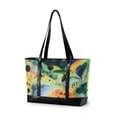 thumbnail image 1 of FORMRS Canvas Laptop Tote Bag for Women with 15.6" Computer Compartments Shoulder Handbag, Art Field, 1 of 7