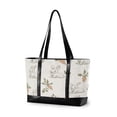 thumbnail image 1 of FORMRS Canvas Laptop Tote Bag for Women with 15.6" Computer Compartments Shoulder Handbag, Beige Rabbits and Carrots, 1 of 7