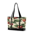 thumbnail image 1 of FORMRS Laptop Tote Bag for Women with 15.6" Computer Compartments Handbag, Beige Strawberry, 1 of 7
