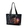 thumbnail image 1 of FORMRS Canvas Laptop Tote Bag for Women with 15.6" Computer Compartments Shoulder Handbag, Black Astronaut, 1 of 7