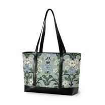 FORMRS Laptop Tote Bag for Women with 15.6" Computer Compartments Handbag, Blue Blossom