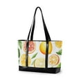 thumbnail image 1 of FORMRS Canvas Laptop Tote Bag for Women with 15.6" Computer Compartments Shoulder Handbag, Candy Lemon, 1 of 7