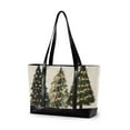 thumbnail image 1 of FORMRS Laptop Tote Bag for Women with 15.6" Computer Compartments Handbag, Cartoon Christmas Trees, 1 of 7