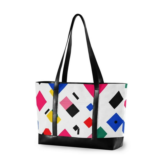 FORMRS Laptop Tote Bag for Women with 15.6" Computer Compartments Handbag, Cartoon Graphic