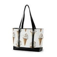 thumbnail image 1 of FORMRS Laptop Tote Bag for Women with 15.6" Computer Compartments Handbag, Cartoon Ice Cream Pattern, 1 of 7