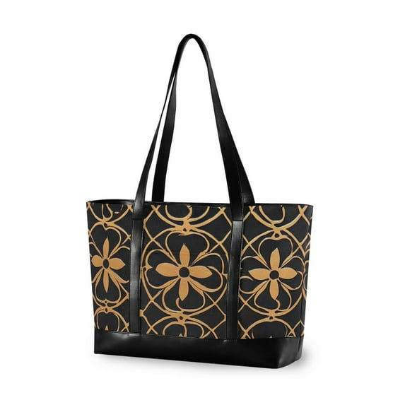 FORMRS Laptop Tote Bag for Women with 15.6" Computer Compartments Handbag, Classic Floral