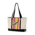 thumbnail image 1 of FORMRS Canvas Laptop Tote Bag for Women with 15.6" Computer Compartments Shoulder Handbag, Colorful Plane, 1 of 7