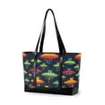 thumbnail image 1 of FORMRS Laptop Tote Bag for Women with 15.6" Computer Compartments Handbag, Colorful Space Cat, 1 of 7