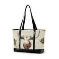 thumbnail image 1 of FORMRS Laptop Tote Bag for Women with 15.6" Computer Compartments Handbag, Cowboy Pattern, 1 of 7