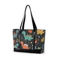 thumbnail image 1 of FORMRS Laptop Tote Bag for Women with 15.6" Computer Compartments Handbag, Cute Dinosaur, 1 of 7