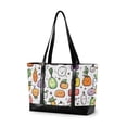 thumbnail image 1 of FORMRS Canvas Laptop Tote Bag for Women with 15.6" Computer Compartments Shoulder Handbag, Cute Vegetables, 1 of 7