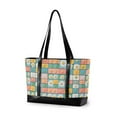 thumbnail image 1 of FORMRS Laptop Tote Bag for Women with 15.6" Computer Compartments Handbag, Daisy Mosaic, 1 of 7