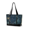 thumbnail image 1 of FORMRS Laptop Tote Bag for Women with 15.6" Computer Compartments Handbag, Dark Star Map, 1 of 7
