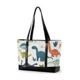 thumbnail image 1 of FORMRS Laptop Tote Bag for Women with 15.6" Computer Compartments Handbag, Dinosaur Pattern, 1 of 7