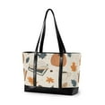 thumbnail image 1 of FORMRS Canvas Laptop Tote Bag for Women with 15.6" Computer Compartments Shoulder Handbag, Fall Books, 1 of 7