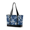 thumbnail image 1 of FORMRS Laptop Tote Bag for Women with 15.6" Computer Compartments Handbag, Floral Ocean Waves, 1 of 7