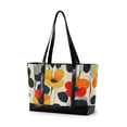 thumbnail image 1 of FORMRS Canvas Laptop Tote Bag for Women with 15.6" Computer Compartments Shoulder Handbag, Floral Pattern, 1 of 7