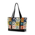 thumbnail image 1 of FORMRS Canvas Laptop Tote Bag for Women with 15.6" Computer Compartments Shoulder Handbag, Floral Patterns, 1 of 7