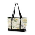 thumbnail image 1 of FORMRS Canvas Laptop Tote Bag for Women with 15.6" Computer Compartments Shoulder Handbag, Floral Rabbit, 1 of 7