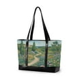 thumbnail image 1 of FORMRS Laptop Tote Bag for Women with 15.6" Computer Compartments Handbag, Garden Scene, 1 of 7