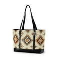 thumbnail image 1 of FORMRS Canvas Laptop Tote Bag for Women with 15.6" Computer Compartments Shoulder Handbag, Geometric Designs, 1 of 7