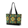 thumbnail image 1 of FORMRS Canvas Laptop Tote Bag for Women with 15.6" Computer Compartments Shoulder Handbag, Geometric Patterns, 1 of 7