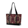 thumbnail image 1 of FORMRS Canvas Laptop Tote Bag for Women with 15.6" Computer Compartments Shoulder Handbag, Gold Abstract Pattern, 1 of 7