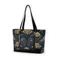 thumbnail image 1 of FORMRS Canvas Laptop Tote Bag for Women with 15.6" Computer Compartments Shoulder Handbag, Gold Art Pattern, 1 of 7
