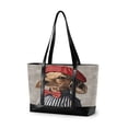 thumbnail image 1 of FORMRS Canvas Laptop Tote Bag for Women with 15.6" Computer Compartments Shoulder Handbag, Gray Dog Artist, 1 of 7
