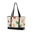 thumbnail image 1 of FORMRS Laptop Tote Bag for Women with 15.6" Computer Compartments Handbag, Green Autumn Leaves, 1 of 7