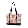 thumbnail image 1 of FORMRS Canvas Laptop Tote Bag for Women with 15.6" Computer Compartments Shoulder Handbag, Hand Drawn Cups, 1 of 7