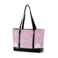 thumbnail image 1 of FORMRS Laptop Tote Bag for Women with 15.6" Computer Compartments Handbag, Ice Cream Rainbow Pattern, 1 of 7