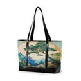 thumbnail image 1 of FORMRS Laptop Tote Bag for Women with 15.6" Computer Compartments Handbag, Large Pine Tree, 1 of 7