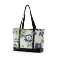 thumbnail image 1 of FORMRS Canvas Laptop Tote Bag for Women with 15.6" Computer Compartments Shoulder Handbag, Light Floral Pattern, 1 of 7