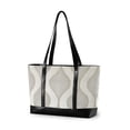 thumbnail image 1 of FORMRS Canvas Laptop Tote Bag for Women with 15.6" Computer Compartments Shoulder Handbag, Light Gray Pattern, 1 of 7