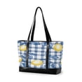 thumbnail image 1 of FORMRS Canvas Laptop Tote Bag for Women with 15.6" Computer Compartments Shoulder Handbag, Light Lemon, 1 of 7