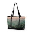 thumbnail image 1 of FORMRS Laptop Tote Bag for Women with 15.6" Computer Compartments Handbag, Mountains at Dawn, 1 of 7