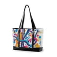 thumbnail image 1 of FORMRS Laptop Tote Bag for Women with 15.6" Computer Compartments Handbag, Musical Pattern, 1 of 7