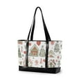thumbnail image 1 of FORMRS Laptop Tote Bag for Women with 15.6" Computer Compartments Handbag, Nordic Christmas House, 1 of 7