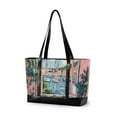 thumbnail image 1 of FORMRS Laptop Tote Bag for Women with 15.6" Computer Compartments Handbag, Pink Boat, 1 of 7