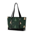 thumbnail image 1 of FORMRS Laptop Tote Bag for Women with 15.6" Computer Compartments Handbag, Pink Christmas Trees, 1 of 7