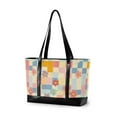 thumbnail image 1 of FORMRS Canvas Laptop Tote Bag for Women with 15.6" Computer Compartments Shoulder Handbag, Pink Floral, 1 of 7