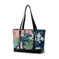 thumbnail image 1 of FORMRS Laptop Tote Bag for Women with 15.6" Computer Compartments Handbag, Pink Flowers, 1 of 7