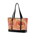 thumbnail image 1 of FORMRS Laptop Tote Bag for Women with 15.6" Computer Compartments Handbag, Pink Flowers, 1 of 7