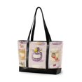 thumbnail image 1 of FORMRS Canvas Laptop Tote Bag for Women with 15.6" Computer Compartments Shoulder Handbag, Purple Jam Jars, 1 of 7